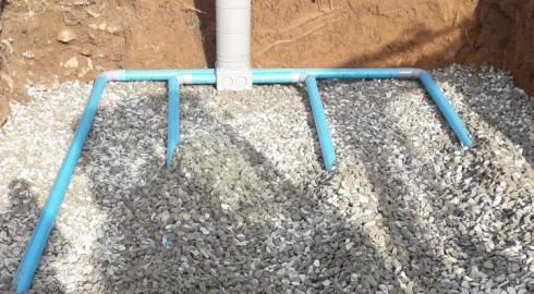 Installation fosse septique avec filtre à sable